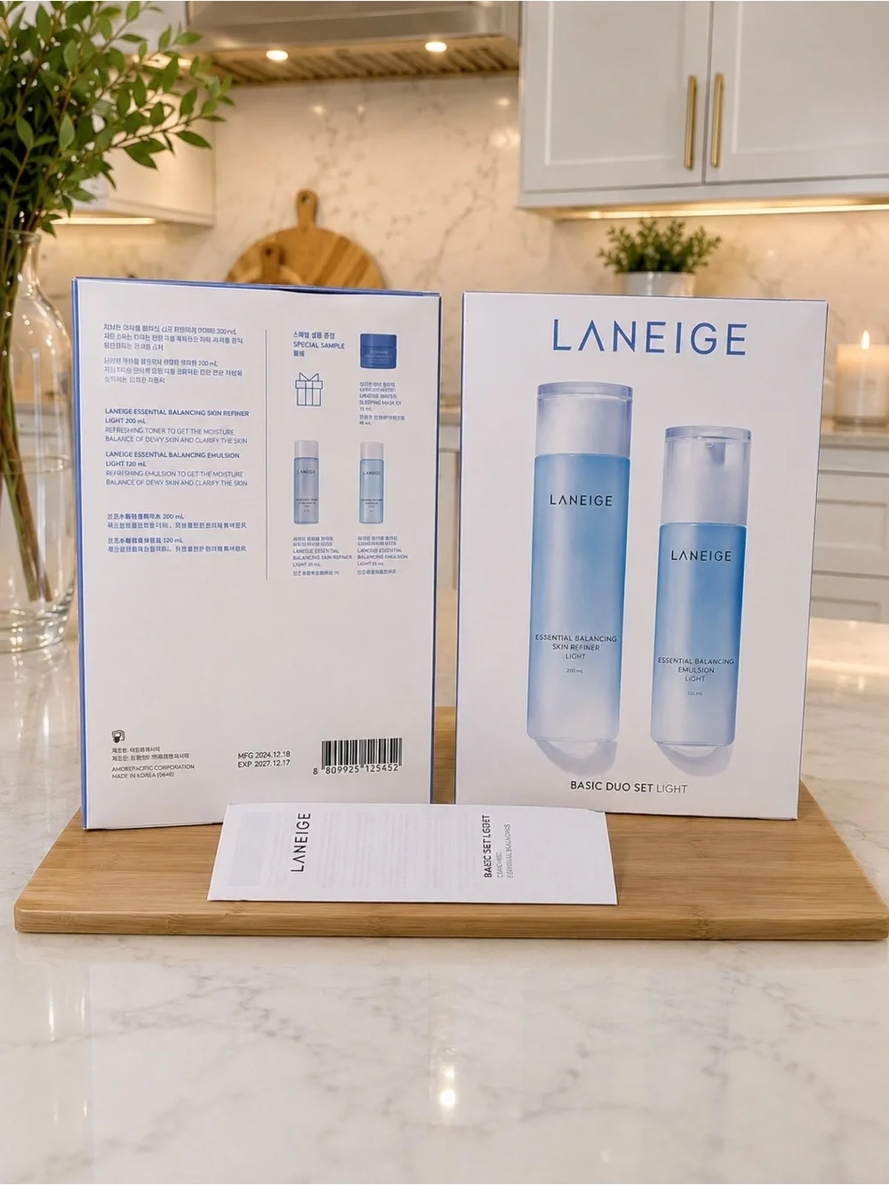 LANEIGE Essential Balancing Light Set 6 Pc Exp 12/2027